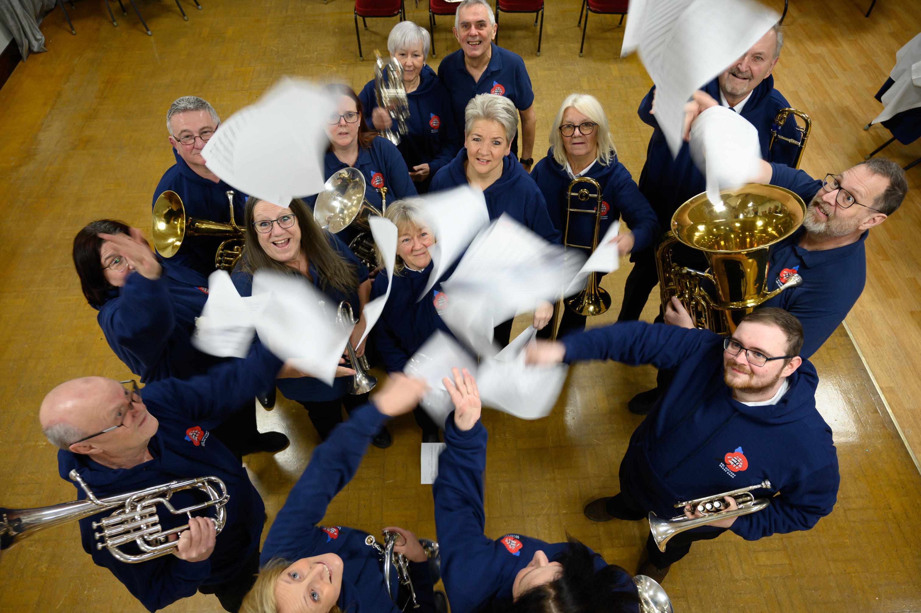 Royal British Legion Victory Brass Band Group Photo